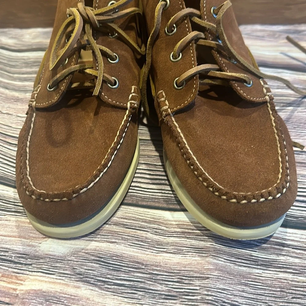 J.crew Factory men’s Chukka boots dark brown new with box size 8.5